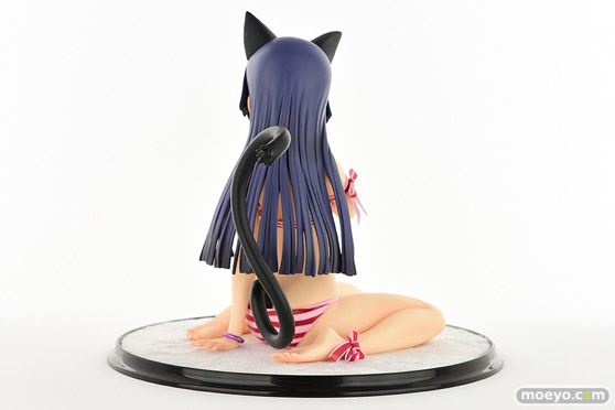 オルカトイズの新作フィギュア 黒猫・縞MIZUGIねこみみver.Second cute/一部流通限定品 の彩色サンプル画像10