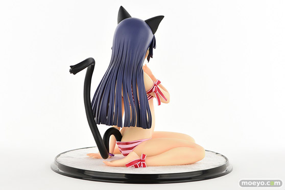 オルカトイズの新作フィギュア 黒猫・縞MIZUGIねこみみver.Second cute/一部流通限定品 の彩色サンプル画像11