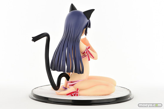 オルカトイズの新作フィギュア 黒猫・縞MIZUGIねこみみver.Second cute/一部流通限定品 の彩色サンプル画像12