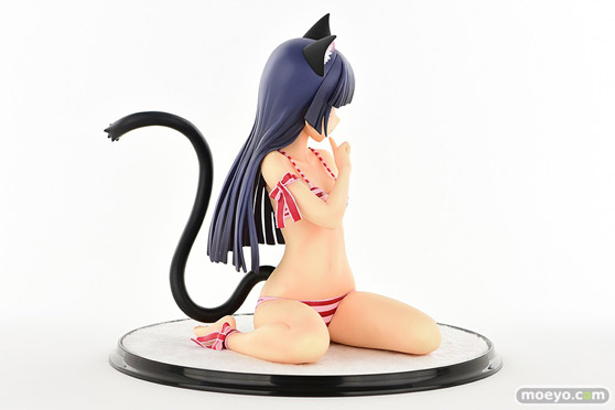 オルカトイズの新作フィギュア 黒猫・縞MIZUGIねこみみver.Second cute/一部流通限定品 の彩色サンプル画像14