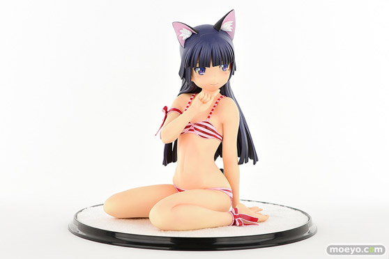 オルカトイズの新作フィギュア 黒猫・縞MIZUGIねこみみver.Second cute/一部流通限定品 の彩色サンプル画像17