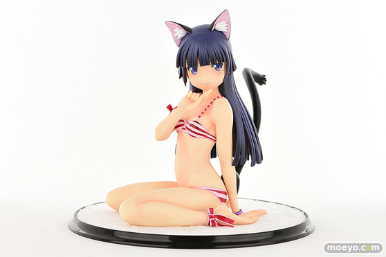 オルカトイズの新作フィギュア 黒猫・縞MIZUGIねこみみver.Second cute/一部流通限定品 の彩色サンプル画像18