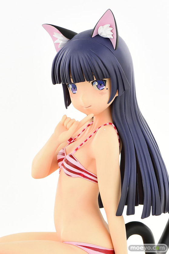 オルカトイズの新作フィギュア 黒猫・縞MIZUGIねこみみver.Second cute/一部流通限定品 の彩色サンプル画像21