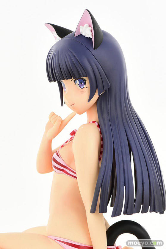 オルカトイズの新作フィギュア 黒猫・縞MIZUGIねこみみver.Second cute/一部流通限定品 の彩色サンプル画像23