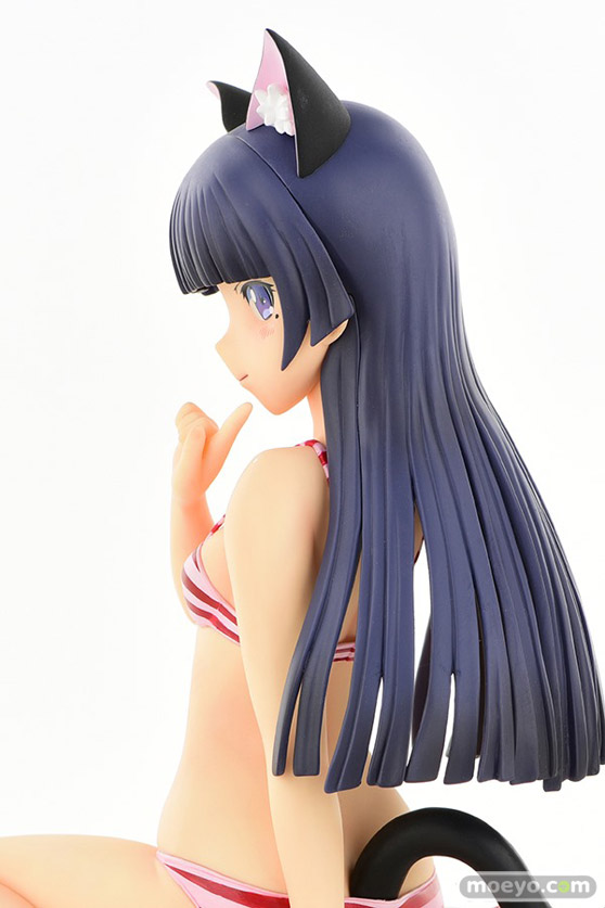 オルカトイズの新作フィギュア 黒猫・縞MIZUGIねこみみver.Second cute/一部流通限定品 の彩色サンプル画像24