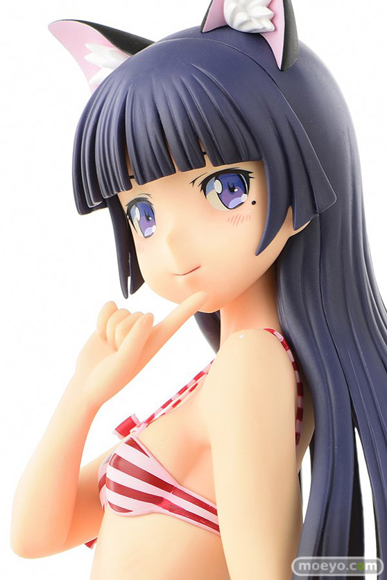 オルカトイズの新作フィギュア 黒猫・縞MIZUGIねこみみver.Second cute/一部流通限定品 の彩色サンプル画像38