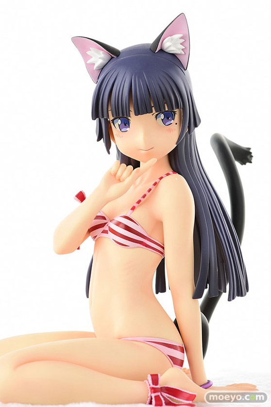 オルカトイズの新作フィギュア 黒猫・縞MIZUGIねこみみver.Second cute/一部流通限定品 の彩色サンプル画像39