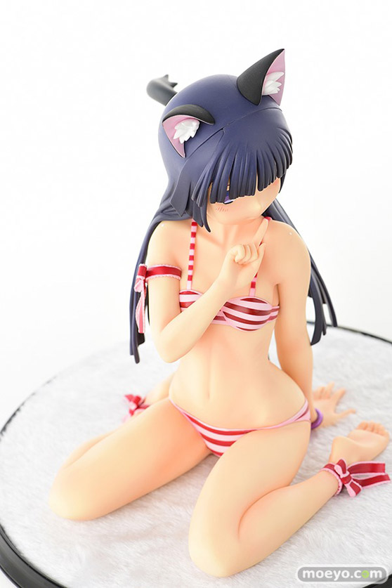 オルカトイズの新作フィギュア 黒猫・縞MIZUGIねこみみver.Second cute/一部流通限定品 の彩色サンプル画像41