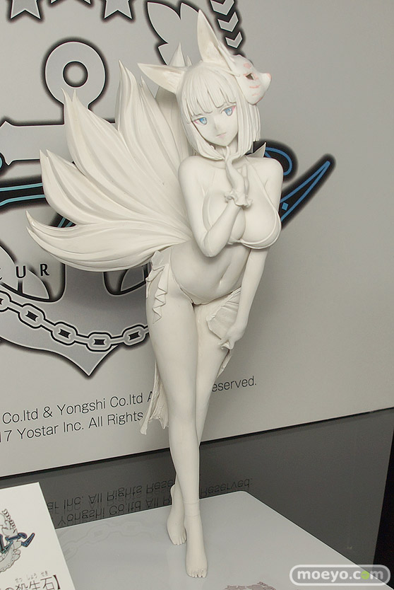 ウェーブの新作フィギュア アズールレーン 加賀【常夏の殺生石】 の製作中原型画像02