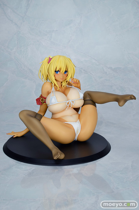 Q-sixの新作アダルトフィギュア COMIC HOT MILK COVER GIRL 楠木希美 日焼けver. の彩色サンプル画像01