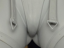 エロボンテージはキャストオフ可能かも？レチェリー新作フィギュア「麗 誉アートワークス シルバーウィップ」監修中原型が展示！