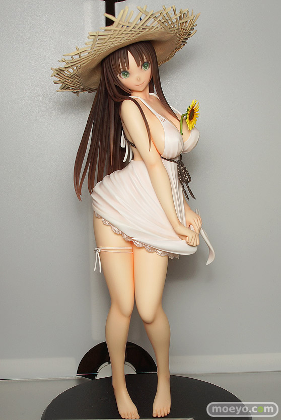 ダイキ工業の新作フィギュア すずふわ -すずなりフラワーガーデンプロジェクト- 美咲詩絵「夏草」[仮] の監修中彩色サンプル画像02