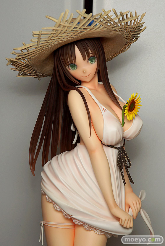 ダイキ工業の新作フィギュア すずふわ -すずなりフラワーガーデンプロジェクト- 美咲詩絵「夏草」[仮] の監修中彩色サンプル画像05