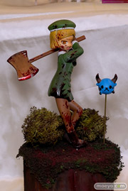 画像　フィギュア　サンプル　レビュー　ワンダーフェスティバル 2018［夏］　オオクワガタとコクワガタがカブトムシ ソフトシェルクラブ 永野工房 11