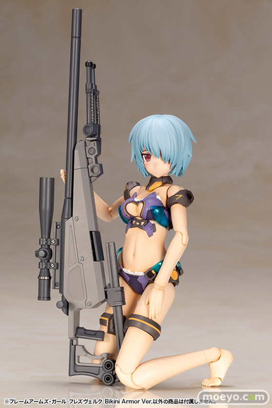 フレームアームズ・ガール フレズヴェルク Bikini Armor Ver. プラモデル 10