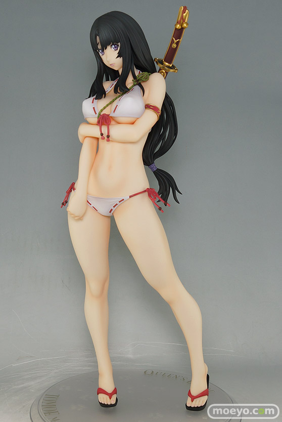 オーキッドシード クイーンズブレイド 美しき闘士たち 武者巫女 トモエ タナカマサノリ フィギュア キャストオフ 08