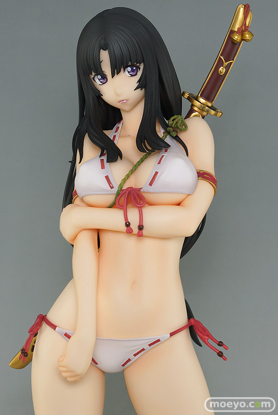 オーキッドシード クイーンズブレイド 美しき闘士たち 武者巫女 トモエ タナカマサノリ フィギュア キャストオフ 09