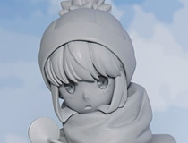 スクーターに腰かけほっと一息な瞬間を立体化！アルター新作フィギュア「ゆるキャン△ 志摩リン with スクーター（仮）」監修中原型が展示！【メガホビ2018秋】