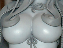 ド変態エロ衣装のうさぎ娘！ダイキ工業新作エロフィギュア「モタ デザイン うさぎ娘（仮）」監修中原型が展示！【WF2019冬】