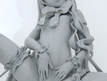 ほぼ全裸での開脚見せつけポーズ！Q-sixの新作エロフィギュア「英雄＊戦姫 GOLD ヴラド・ツェペシュ」監修中原型が展示！【WF2019冬】