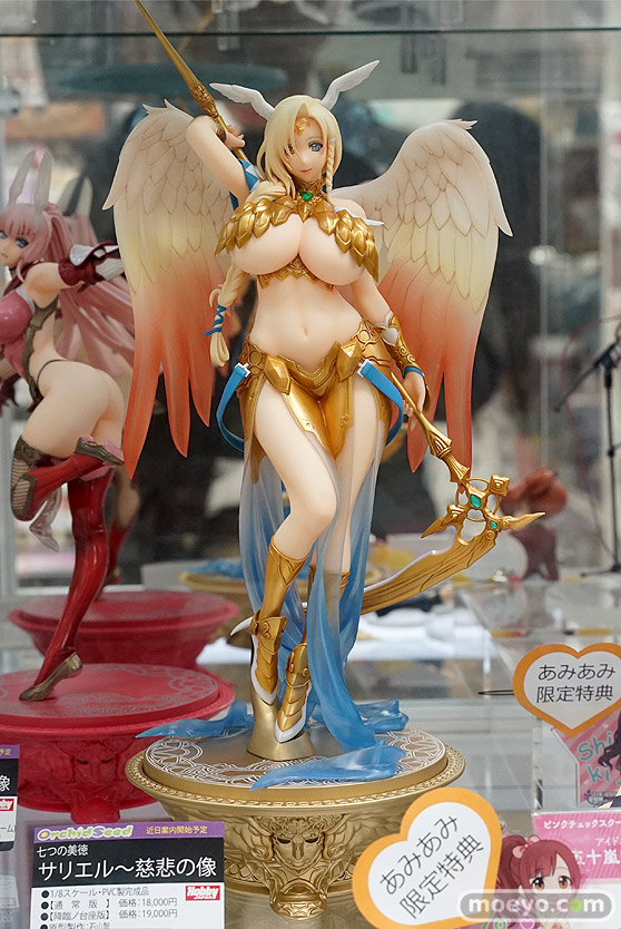 オーキッドシード 七つの美徳 サリエル~慈悲の像【降臨ノ台座版】 キャストオフ おっぱい フィギュア 石山智 撮りおろし 01