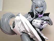 布製衣服×パンツずりおろし×股間に絆創膏その2！BINDing新作エロフィギュア「ネコぱらココナツ」監修中原型が展示！【WF2019冬】