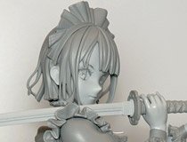 凛々しく刀を構えたメイドさん！ダイキ工業新作美少女フィギュア「村上水軍オリジナル F-ism少女 刀メイド」監修中原型が展示！【WF2019冬】