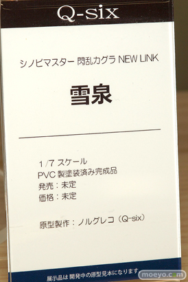 Q-six シノビマスター 閃乱カグラ NEW LINK 雪泉 フィギュア ノルグレコ　ランジェリー 16