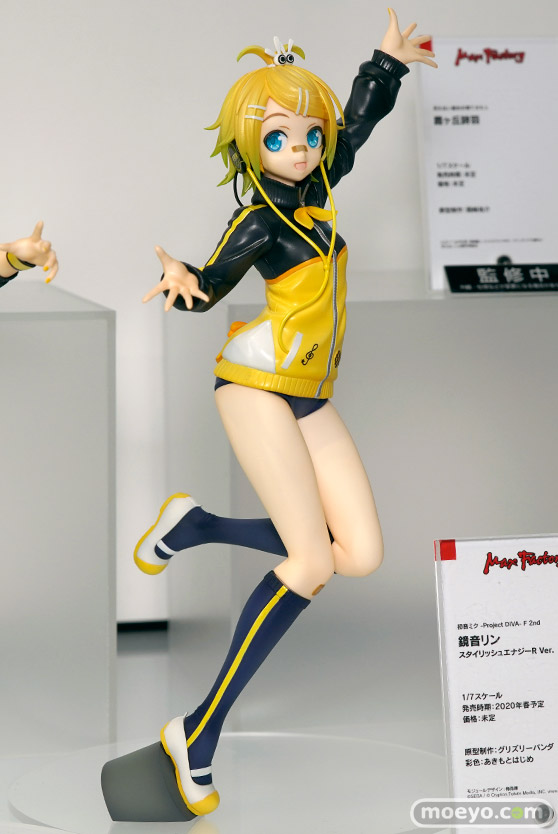 マックスファクトリー 初音ミク -Project DIVA- F 2nd 鏡音リン スタイリッシュエナジーR Ver. フィギュア グリズリーパンダ あきもとはじめ 梅雨輝 01