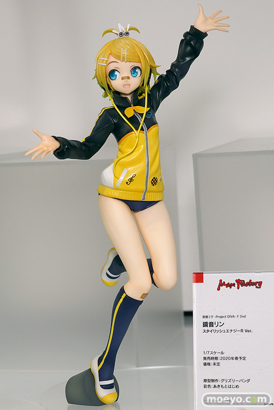 マックスファクトリー 初音ミク -Project DIVA- F 2nd 鏡音リン スタイリッシュエナジーR Ver. フィギュア グリズリーパンダ あきもとはじめ 梅雨輝 02