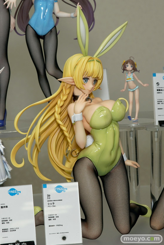 フリーイング B-STYLE 異世界魔王と召喚少女の奴隷魔術 シェラ・L・グリーンウッド バニーVer. フィギュア 02