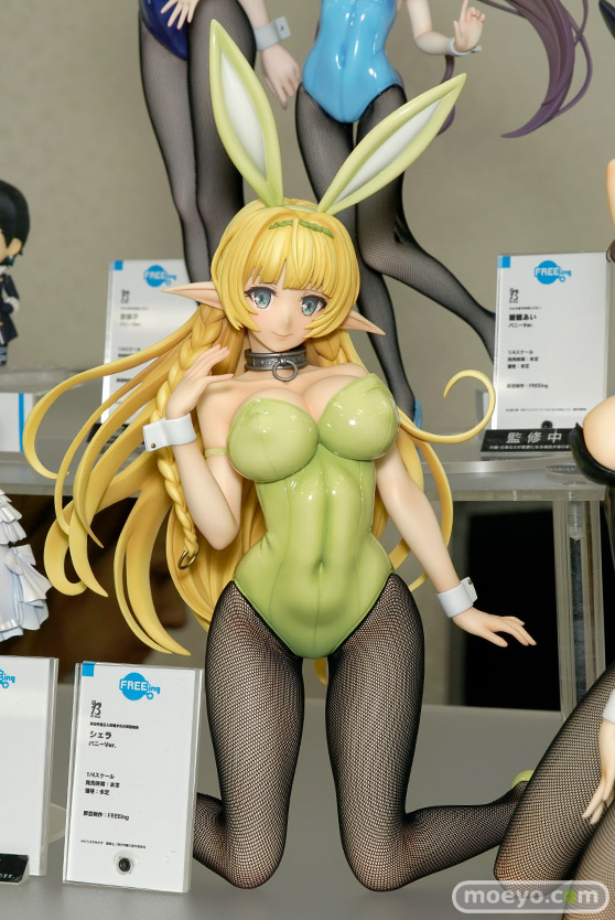 フリーイング B-STYLE 異世界魔王と召喚少女の奴隷魔術 シェラ・L・グリーンウッド バニーVer. フィギュア 03