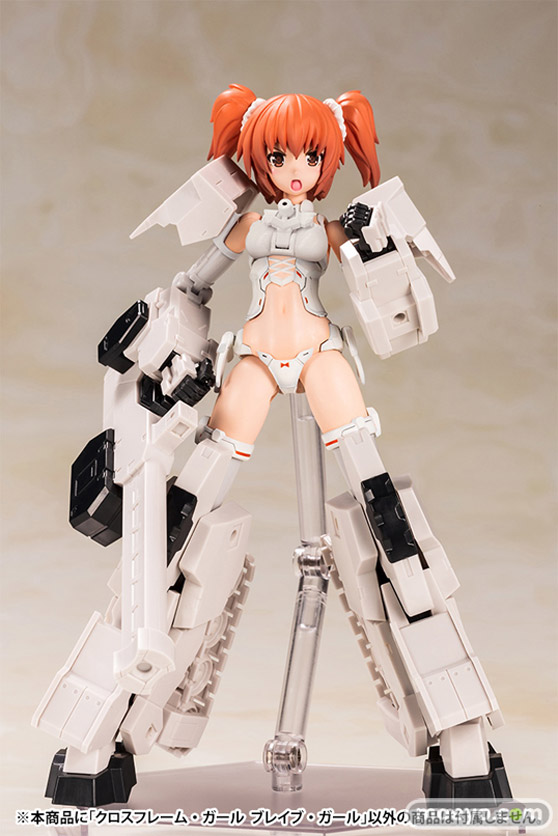 コトブキヤ クロスフレーム・ガール 勇者王ガオガイガー ブレイブ・ガール プラモデル 宮下憲一 渡部雅史 KOTOBUKIYA 09
