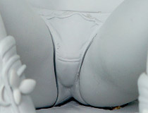 大胆な座りポーズで立体化！ファット・カンパニー新作美少女フィギュア「デート・ア・ライブ 四糸乃 反転Ver.」監修中原型が展示！