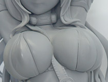 Nidy-2D-さん描く褐色肌＆ゴールデンエロ水着美女イラストを立体化！！スカイチューブ新作美少女フィギュア「Galsniper illustration by Nidy-2D-」監修中原型が展示！【WF2019夏】