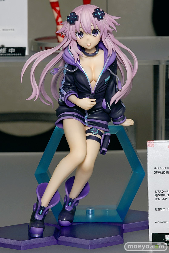 ウイング 新次元ゲイム ネプテューヌVII 次元の旅人 ネプテューヌ フィギュア kan-D！ 2019夏 ホビーメーカー合同展示会 01