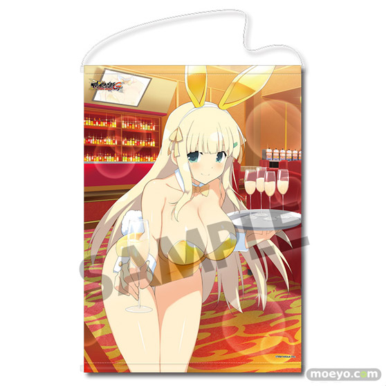 ホビーストック 閃乱カグラ NewWave Gバースト B2タペストリー 焔 チアガールver. 詠 バニーver. 日影 水着ver. 麗王 ドレスver.02