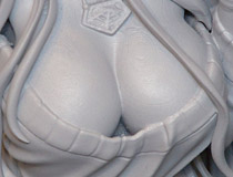 大きく開いた胸元がセクシー！ユニオンクリエイティブ新作美少女フィギュア「オーバーロード アルベド so-bin ver.」監修中原型が展示！【C3 2019秋】