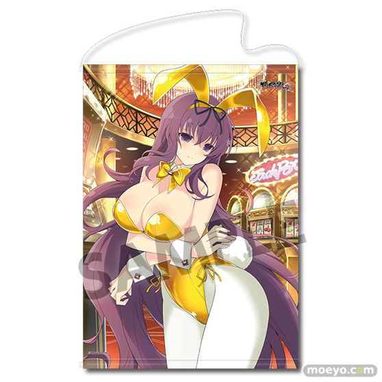 ホビーストック 閃乱カグラ NewWave Gバースト B2タペストリー 両備 デートver.／両奈 秘書ver.／紫 バニーver.／凛 水着ver. 03