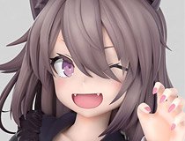 イラストレーターしゅがお氏によるオリジナルイラスト「パーカーおおかみっこ(「・ω・)「」が1/7スケールフィギュアになって登場！