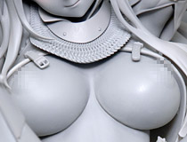 犬江しんすけさんイラストを立体化！ネイティブ新作エロフィギュア「女騎士ヴァレリー」監修中原型が展示！【WF2019夏】