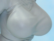 キューズQ新作美少女フィギュア「SSSS.GRIDMAN 新条アカネ チアガールStyle」監修中原型が展示！【WF2019夏】