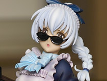 サングラス＆メイド服姿で立体化！ファット・カンパニー新作美少女フィギュア「フルメタル・パニック！ Invisible Victory テレサ・テスタロッサ メイドVer.」彩色サンプルが展示！【宮沢展示会44】