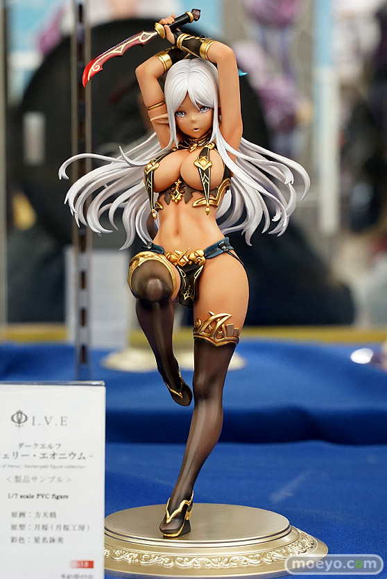 [I.V.E Caress of Venus： 方天戟 Figure Collection ダークエルフ シェリー・エオニウム 方天戟 月桜 星名詠美 エロ キャストオフ フィギュア  01