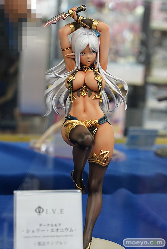 [I.V.E Caress of Venus： 方天戟 Figure Collection ダークエルフ シェリー・エオニウム 方天戟 月桜 星名詠美 エロ キャストオフ フィギュア  02