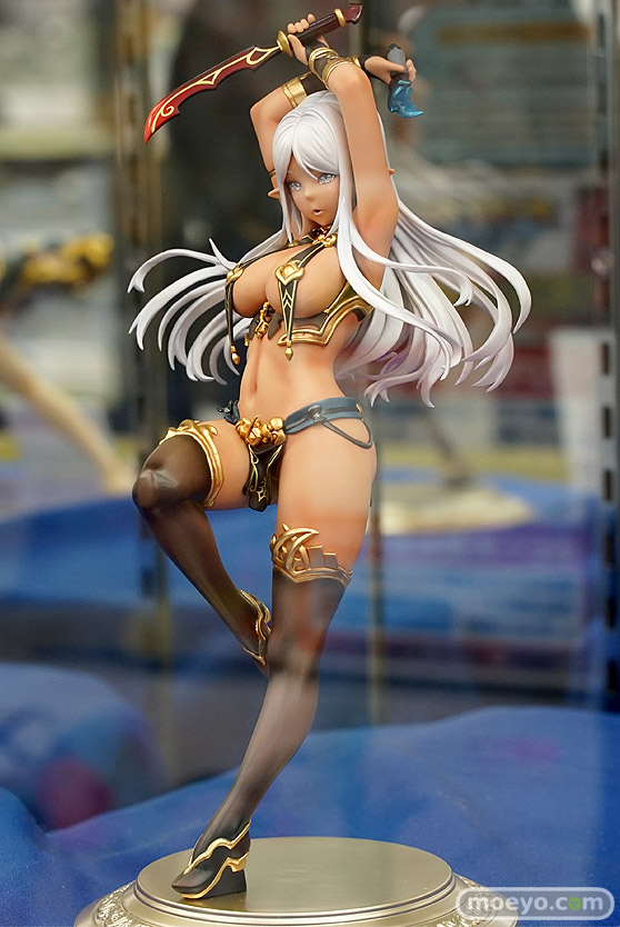 [I.V.E Caress of Venus： 方天戟 Figure Collection ダークエルフ シェリー・エオニウム 方天戟 月桜 星名詠美 エロ キャストオフ フィギュア  03