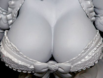 ベルファイン新作美少女フィギュア「閃乱カグラ Burst Re:Newal 雪泉 スイーツランジェリーVer.」監修中原型が展示！【宮沢展示会44】