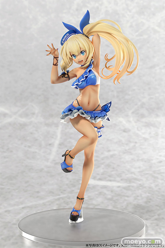 B´full FOTS JAPAN（ビーフル フォトス ジャパン） Mirai Akari Racing Project「ミライアカリ」PACIFIC RACING水着ver. フィギュア まつを 01