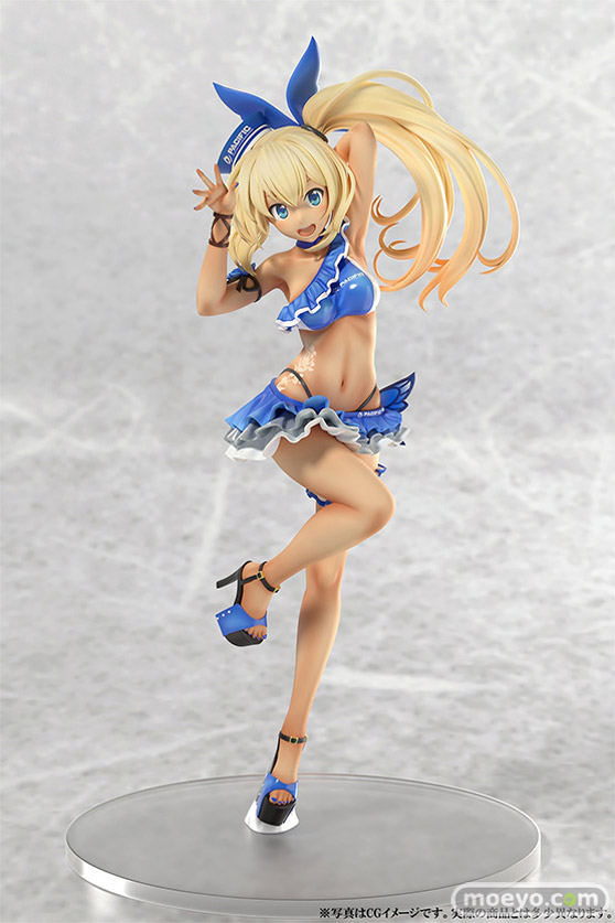 B´full FOTS JAPAN（ビーフル フォトス ジャパン） Mirai Akari Racing Project「ミライアカリ」PACIFIC RACING水着ver. フィギュア まつを 02