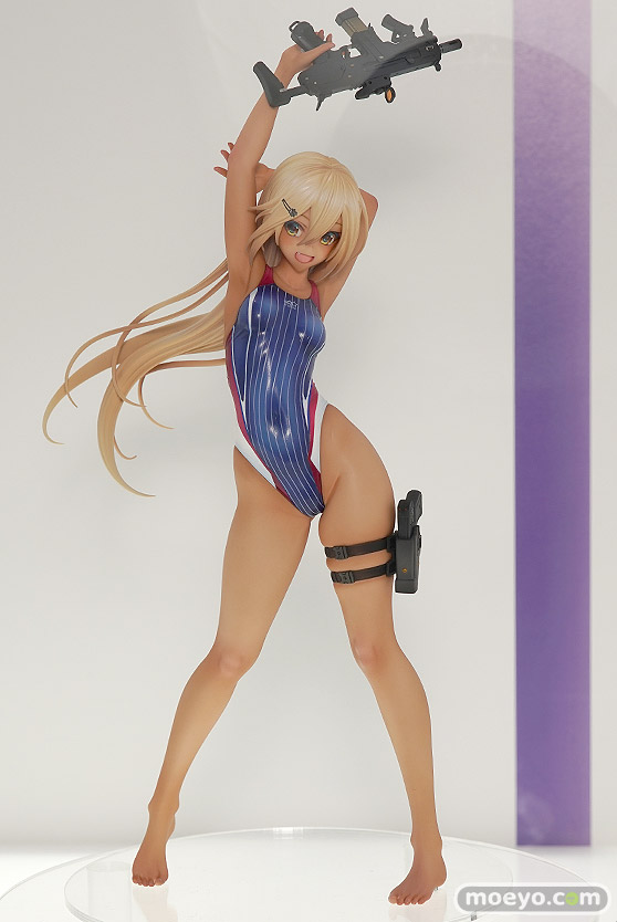 ホビージャパン ARMS NOTE 水泳部のコウハイちゃん i-con にゃばー 五日市歩 AMAKUNI フィギュア メガホビEXPO 2019 Autumn 01